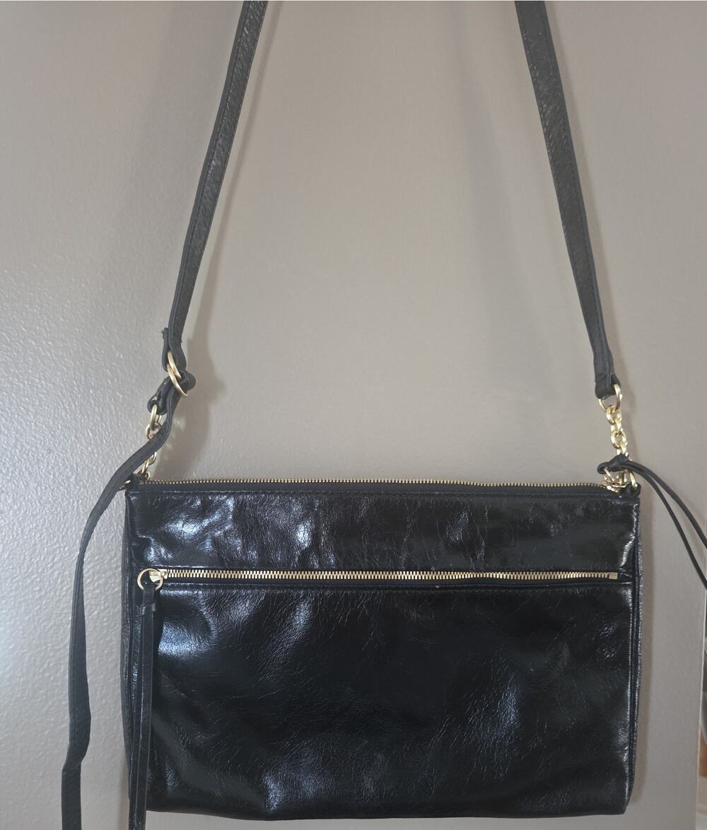 Hobo Original Leather Black Crossbody Bag. Very clean inside.